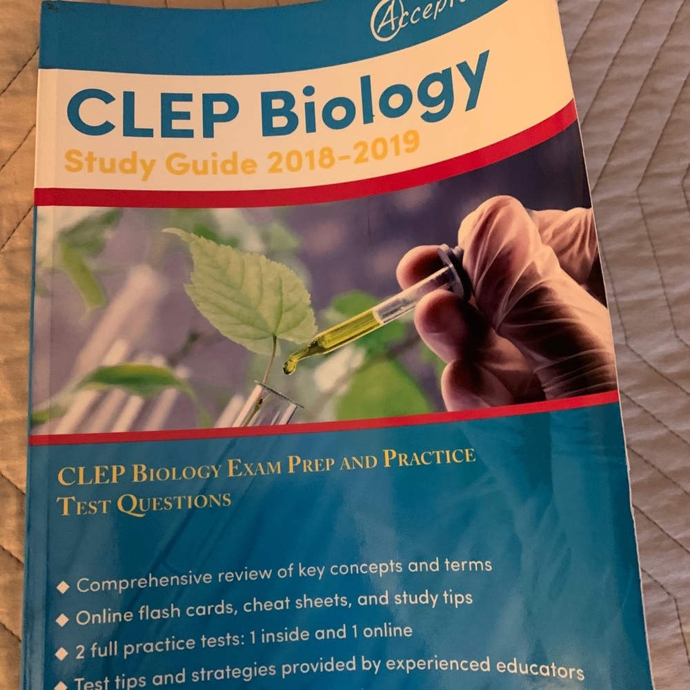CLEP Biology Study Guide 2018-2019